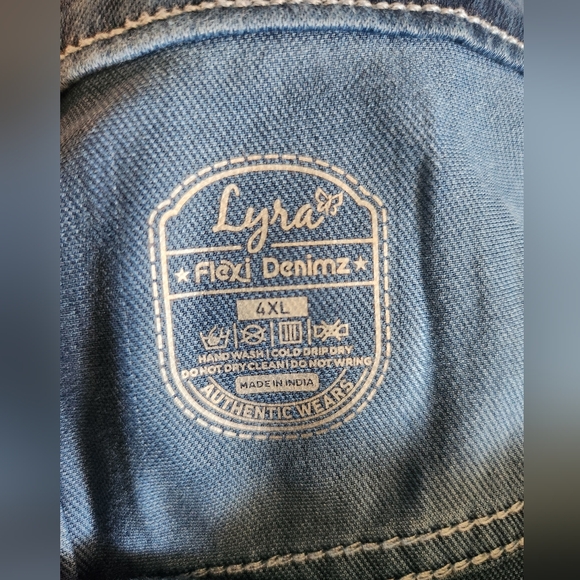 Lyra Women's Blue Jeggings - Picture 4 of 8